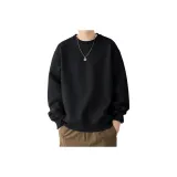 Черный свитшот с круглым вырезом, стандартное издание