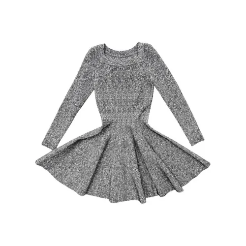 Alaia Длинное платье с длинными рукавами женское