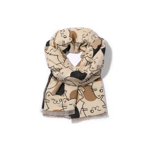 Clect Акриловые вязаные шарфы для женщин