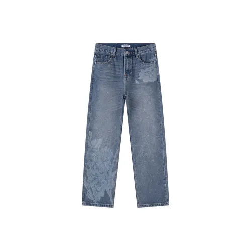 CHOCOOLATE XPB0511 Blue Unisex Jeans CHOCOOLATE XPB0511 Синий Унисекс Джинсы