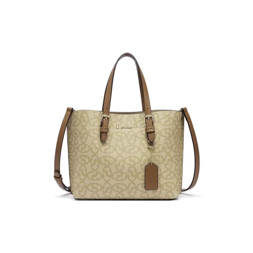 ST SAT Сумка через плечо из синтетической кожи женская коричневая