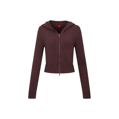 URBAN REVIVO Вермильон Женская Трикотажная