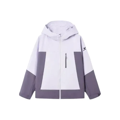 XTEP Ветровка Misty Марля Фиолетовый Темный Corner Фиолетовый Детский