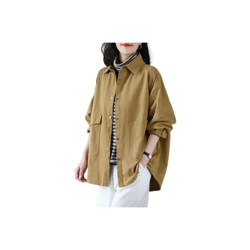 ZIMO Cotton Linen Blend Shirt Women's