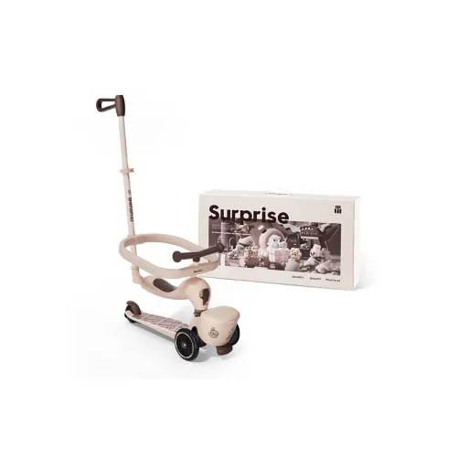 BANSHILI Детский скутер 5 в 1 коляска с педалями роликовые коньки