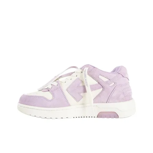 Off Белый Низкий Топ Скейтборд Кроссовки Женские Светло-фиолетовый