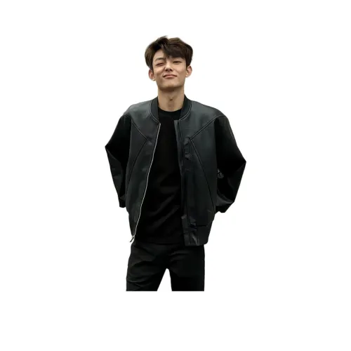 GUHUO Черный Унисекс Куртки