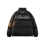 Чёрный 01 Хлопковый пуховик