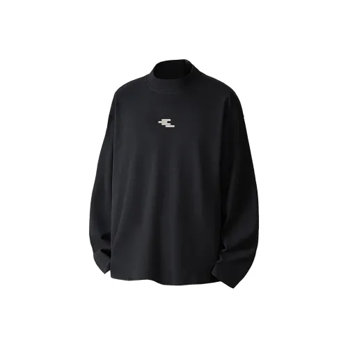 HUANQIU Длинный рукав Т-рубашка Унисекс