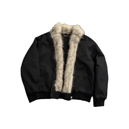 CAT'S PAW Черный Унисекс Пуховики