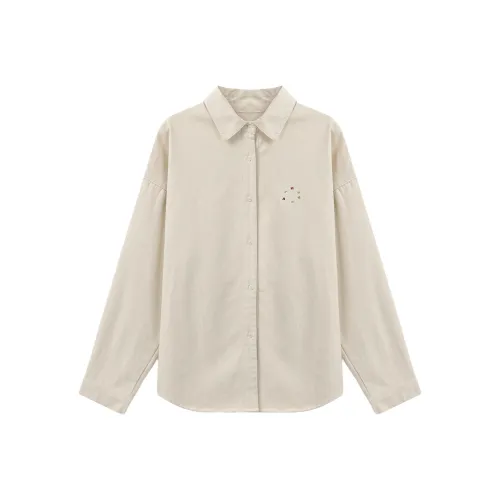 Another Alley Бежево-абрикосовые Женские Рубашки