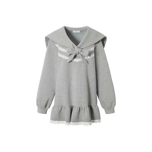 7 SEVFUN Длинное платье с длинными рукавами женское