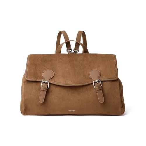 Omentar ПУ (полиуретан) Рюкзак Женские Каштаново-коричневый