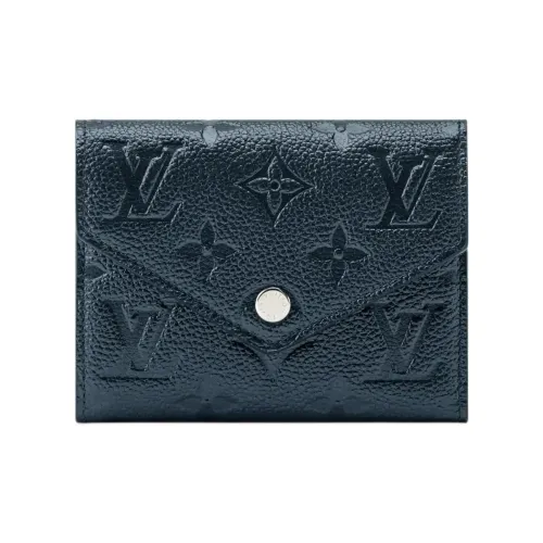 LOUIS VUITTON VictorineMonogram EMPREINTE Коровья кожа Кошелек Мужской Черный