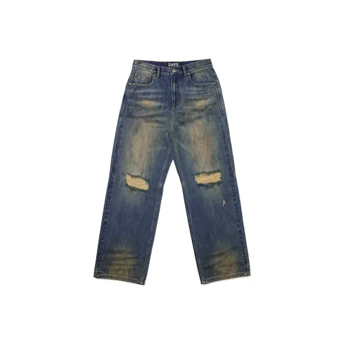 SMFK Prairie Темно-синий Женские Джинсы