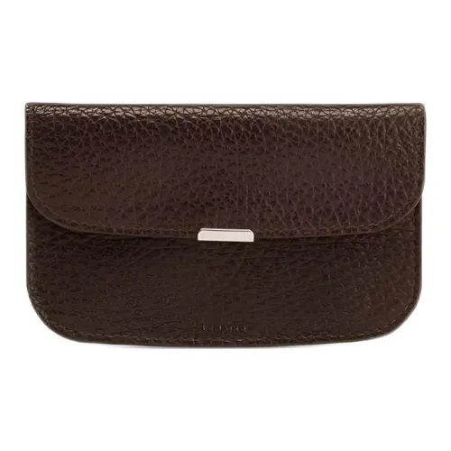 Lemaire GRAIN LEATHER Монетница Женская Темно-Коричневый