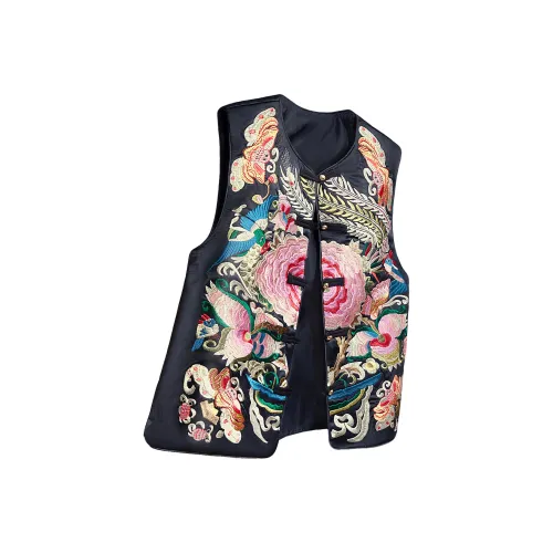 Cypress House Черные Женские Жилеты