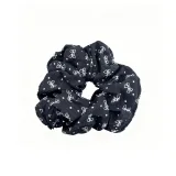 Французский цветочный скранчи (черный)