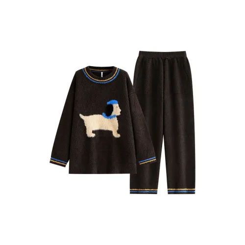 YUENEI 24543 Mocha Женские Пижамные Комплекты