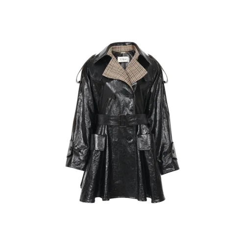 Chloé Черное Женское Пальто