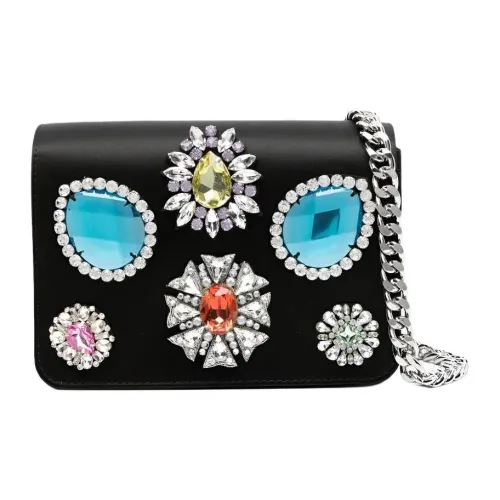 MOSCHINO Вискоза Сумка через плечо Сумка на плечо Женская Черная