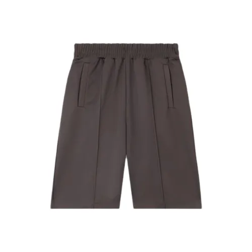 PALM ANGELS Спина Изогнутая Логотип Трек Шорты Спортивные шорты Мужской