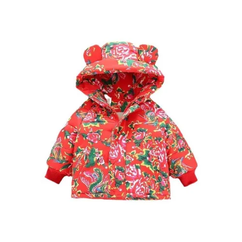 RHOBESAM Little Toad Paradise 2023 Принт Xiao MIAN AO Красный Kids Утеплённые куртки