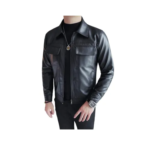 FRQ Черный Унисекс Кожаные куртки