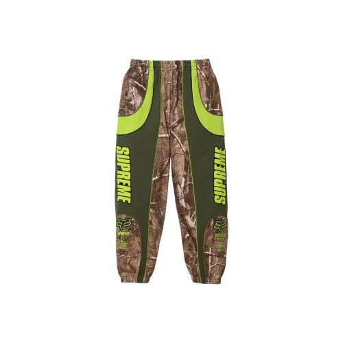 Supreme x Fox Racing Fw25 WEEK9 Свитшот Вязаные Тренировочные Штаны Унисекс