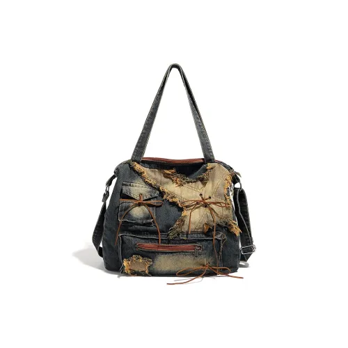 Carksky Деним Сумка Стандартная Унисекс Синяя