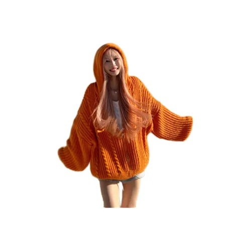 GUOZHEN Желтый Женский Трикотаж