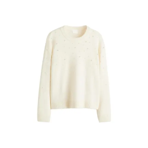 H M Кремовый Женский Трикотаж