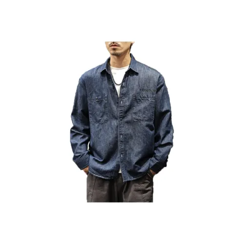 LUJIEBANG Синий Мужской Джинсовые куртки