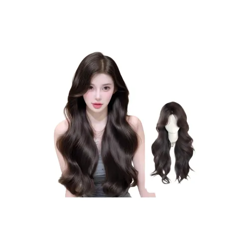 FYOSEE Красота Descends Ambient Длинные Кудрявые Волосы с CENTER Часть Женская Перука Высокая Температура Пряжа