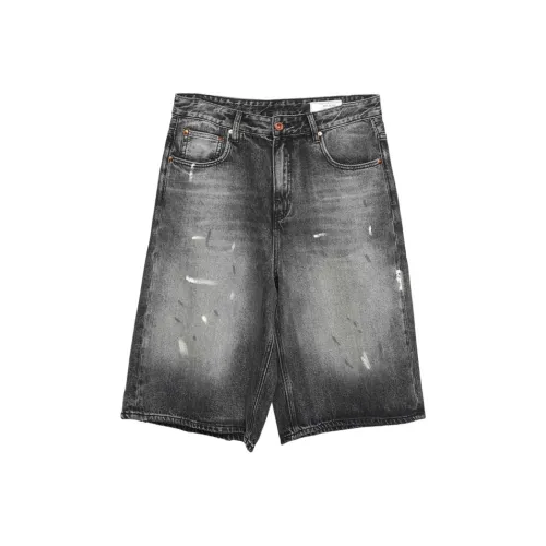 RAYSHOW Dirty Черные Мужские Джинсовые Шорты