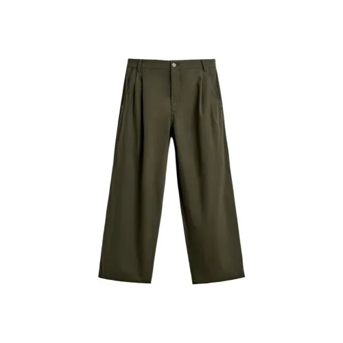 ZARA Khaki Мужские Повседневные Штаны