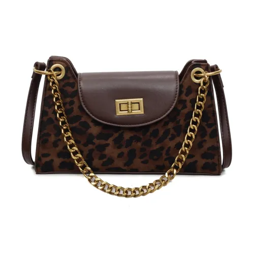 BRABOSTON ПУ (полиуретан) Сумка Стандартная Унисекс Коричневый Кофейный Леопардовый принт Коричневый Кофейный Леопардовый принт