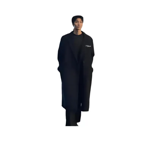 PODGORNOI Черный С подарками Съемный Металл Логотип Мужское Пальто