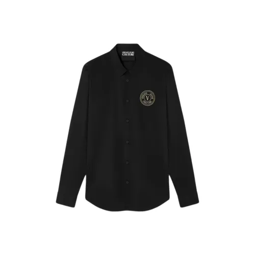 VERSACE Мужские Черные Рубашки