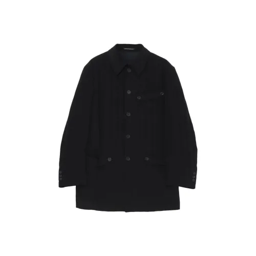 Yohji Yamamoto Pour Homme FW25 TA Tuxedo TAB Детали PADＤED Куртка Куртки Пальто Мужской