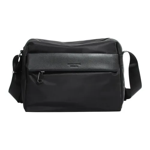 VIHUS Коровья кожа Сумка через плечо Стандартная Мужская Черная