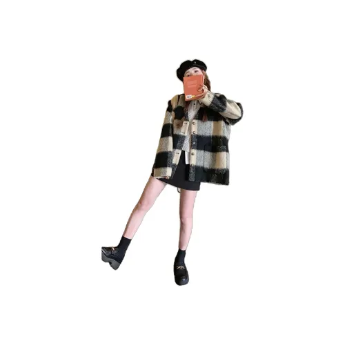 PNVB Клетчатый Женский Тренч