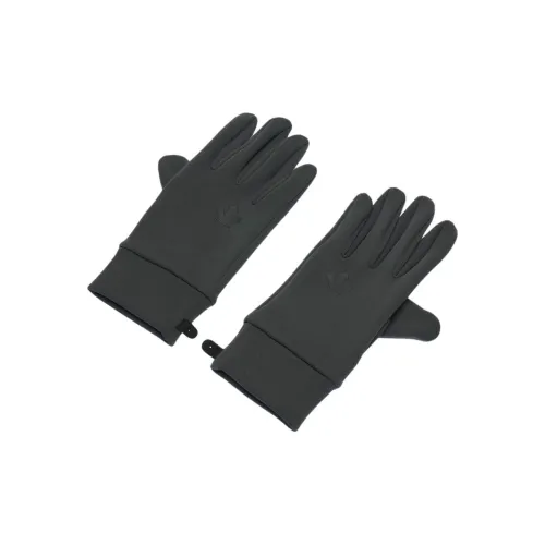 DESCENTE SNOWBOARD Series Флисовые спортивные перчатки унисекс угольно-серый черный