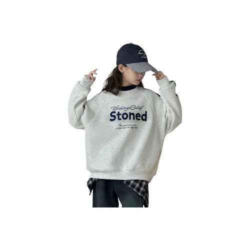 Lanza Повседневный свитшот Зимний Фотиния Серый Подростки