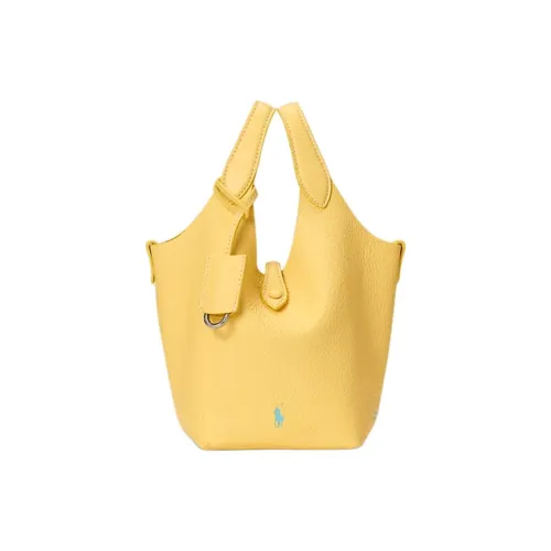 Polo Ralph Lauren Кожа Сумка Маленькая Женская Лимонная