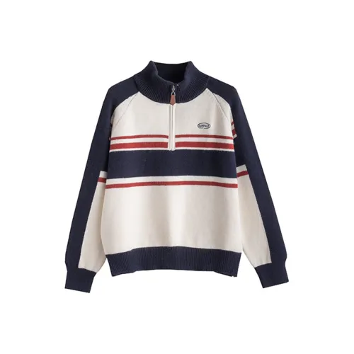 Tonlion Белый тон Женская трикотажная одежда