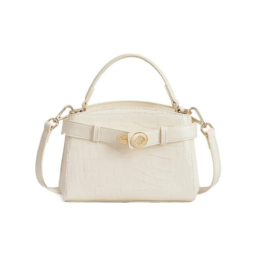 CORALDAISY Синтетическая кожа Сумка Стандартная Женская Экрю