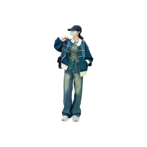 MDEHT Синий Женский Куртки