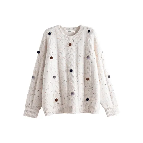 Tonlion Белый тон Женские Свитера