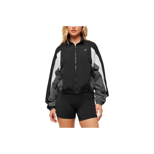 GYMSHARK Черный Графитовый Серый Овсяный Белый Женские Куртки